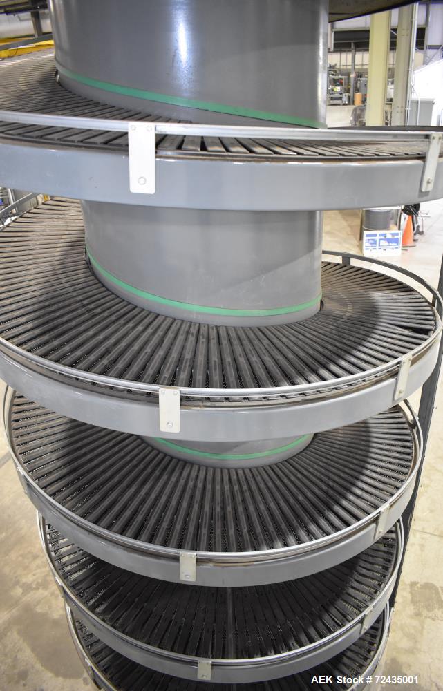 Pre-Owned Ambaflex Model SV400-1300 Spiral Conveyor for Sale